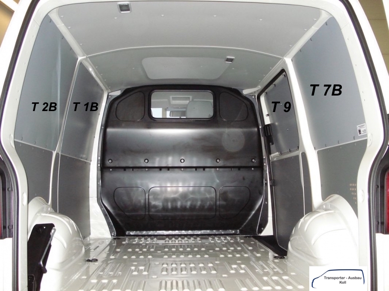 T5 T6 Laderaumverkleidungen Einzelteile - CNC konturgefräst