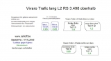 Vivaro Trafic Seitenverkleidung aus Kunststoff nur oberhalb - L2 lang alt