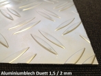 Combo Doblo Bodenplatte aus Aluminium - L1 kurz