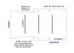 Movano NV400 Master Boden mit 3 Zurrschienen quer - L2 - T201