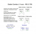 Combo Doblo Seitenverkleidung aus Sperrholz - L1 kurz