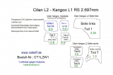 Citan - Kangoo Seitenverkleidung aus Sperrholz ( L2 )