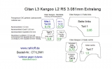 Citan Kangoo Laderaumschutz aus Aluminium ( L3 )