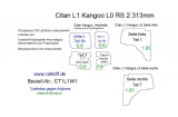 Citan - Kangoo Seitenverkleidung aus Kunststoff PP ( L1 )