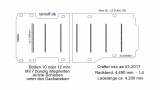 Crafter - MAN TGE Bodenplatte mit 7 Zurrleisten quer - L4  T201
