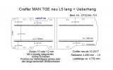 MAN TGE - Crafter Boden mit 4 Ladungssicherungs- Schienen L5 - 101