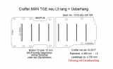 MAN TGE - Crafter Boden mit 8 Ladungssicherungs- Schienen L5 - 201