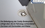 Caddy Bodenplatte mit Siebdruck - Beschichtung - L1 kurz