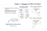 Citan L1 - Kangoo L0 Seitenverkleidung Tür hinten links Fensterfeld T5A