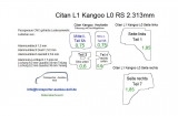 Citan Kangoo L1 Seitenverkleidung Seite links T1